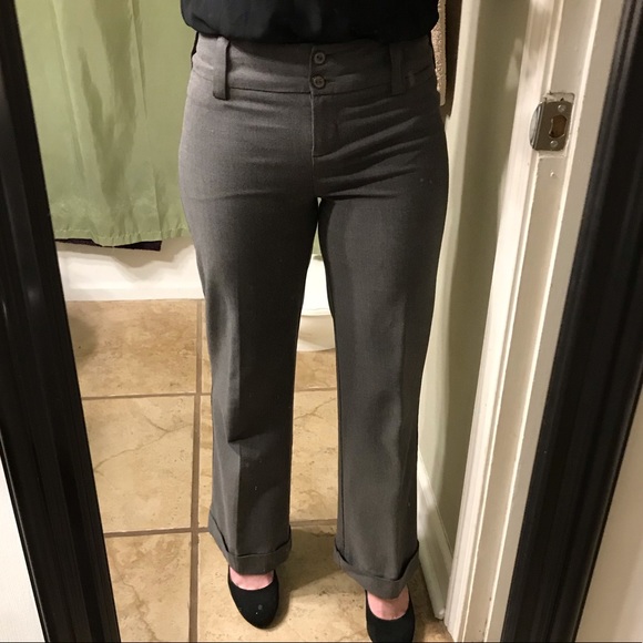 Byer California Pants & Jumpsuits Gray Dress Pants Hemmed Short